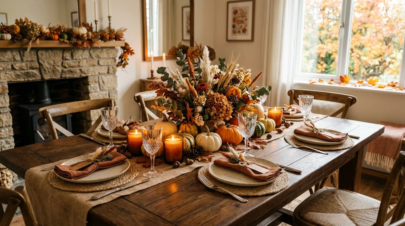 Choose pumpkins that feel refined indoors inspiration for an indoor fall home.
